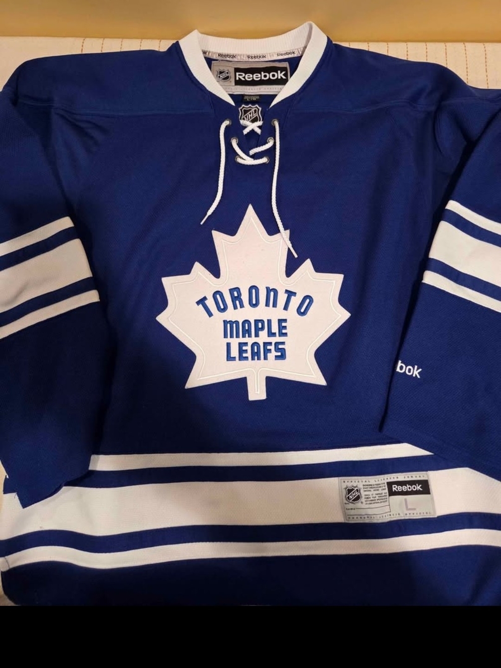 Toronto Maple Leafs Alternate Jersey Reebok Large